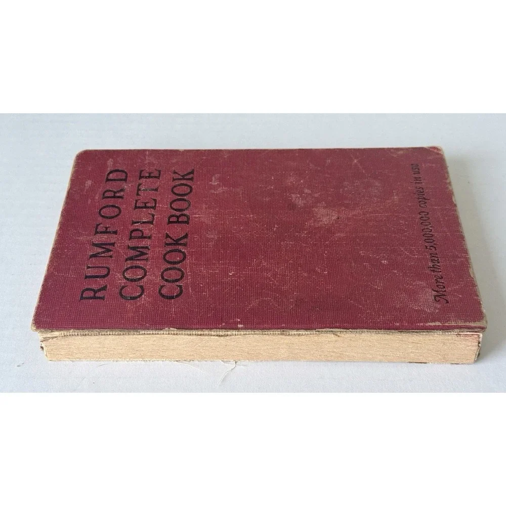 Vintage 1948 Rumford Complete Cook Book Lily Haxworth Wallace 42nd Edition